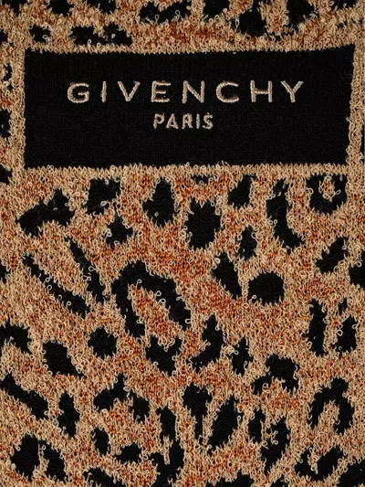 Givenchy Abito Mini In Jacquard Leopardato