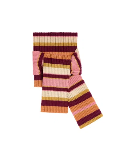 Dries Van Noten Wool Turtleneck Scarf In Multi