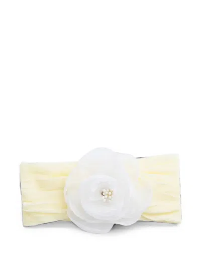 Mimi Tutu Flower-patch Elastic Headbands (pack Of Three) In Multi