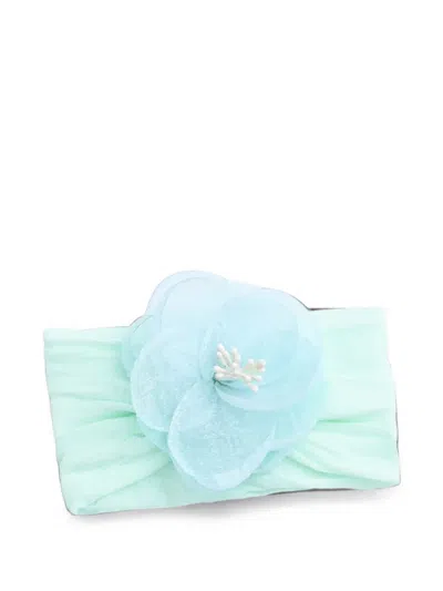 Mimi Tutu Flower-patch Elastic Headbands (pack Of Three) In Multi