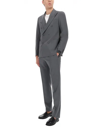 Tagliatore Vesuvius Blazer In Grey