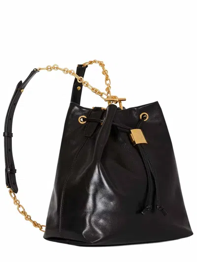 Balmain Pulse Convertible Leather Backpack In Black