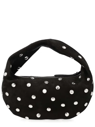 Khaite Olive Medium Hobo Bag In Black