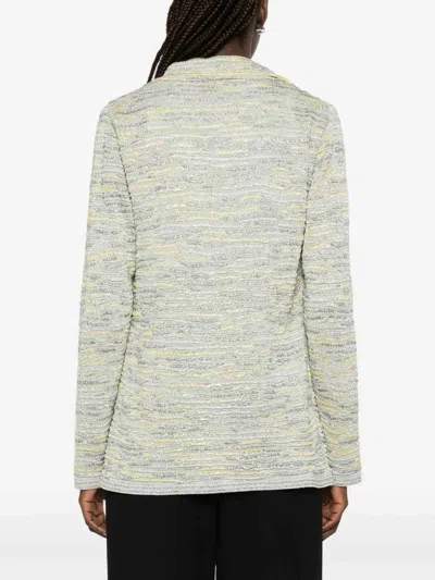 Neera 20.52 Knit Jacket In Silver