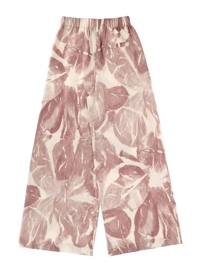 Alysi Silk Pants In Light Pink