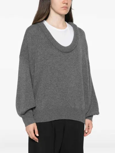 Lisa Yang Doria Sweater In Grey