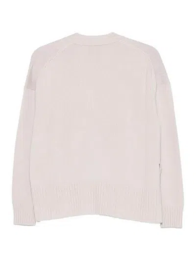 Alpha Studio Patch-pocket V-neck Cardigan In Pink