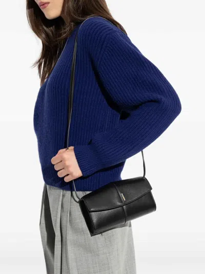 Jil Sander Wallet With Strap In Black