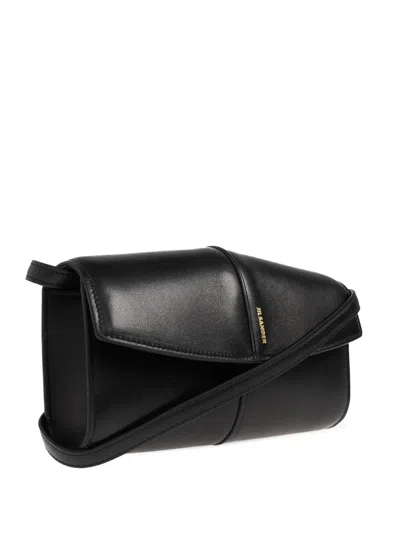 Jil Sander Wallet With Strap In Black