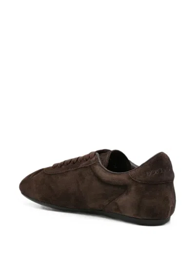 Dolce & Gabbana Low Split Sneaker In Brown