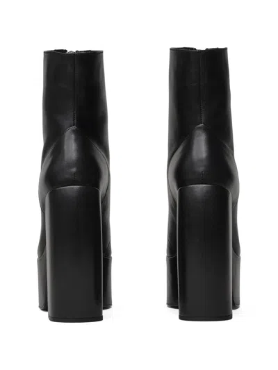 Marc Jacobs The Gigi Platform Ankle Boots In Black