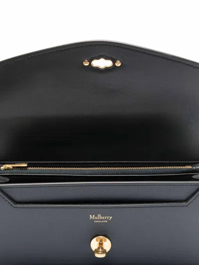 Mulberry Micro Classic Grain In Blue