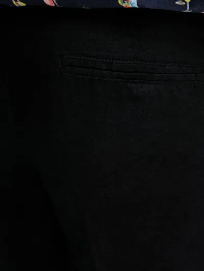 Benetton Buttoned Bermuda Shorts In Black