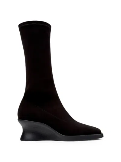 Camper Stretch Recycled Nylon Wedge Boot In Multi