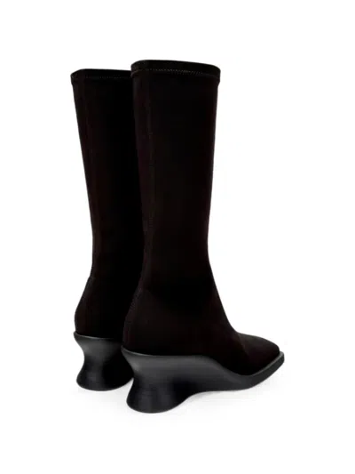 Camper Stretch Recycled Nylon Wedge Boot In Multi
