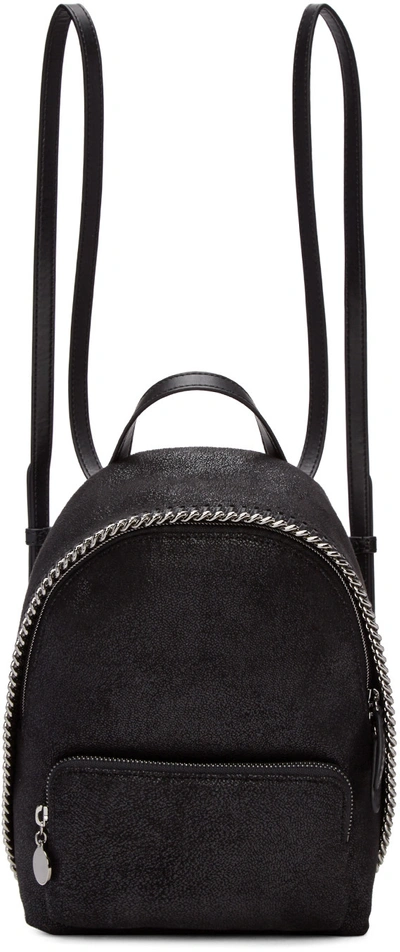 Stella Mccartney Small Falabella Faux Leather Backpack - Black