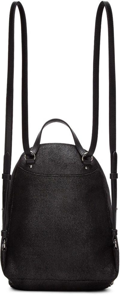 Shop Stella Mccartney Black Mini Falabella Backpack
