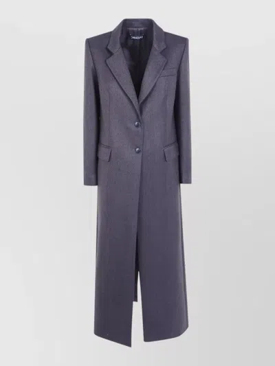 Drhope Herringbone Single-breasted Coat