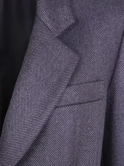 Drhope Herringbone Single-breasted Coat