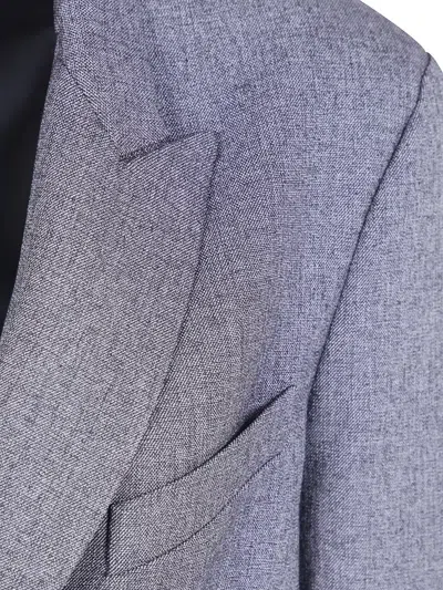 Drhope Single-breasted Blazer Jacket In Blue