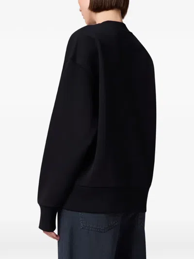 Msgm Logo-print Sweatshirt In Black
