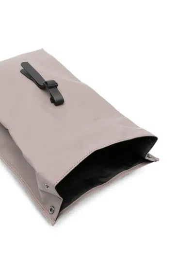 Rains Mini Rolltop Backpack In Gray