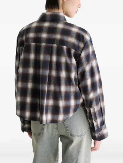 Bellerose Johan Check-pattern Shirt In Black