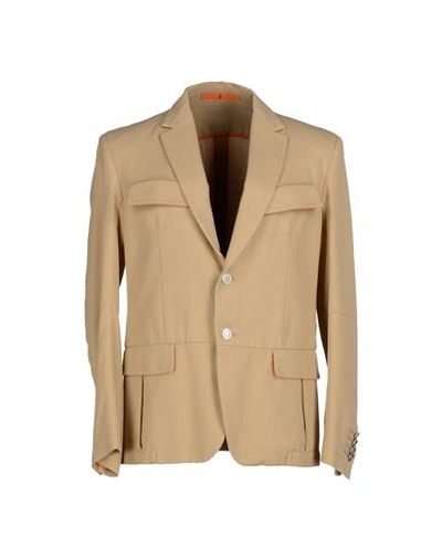 Shop Dondup Blazer In Beige