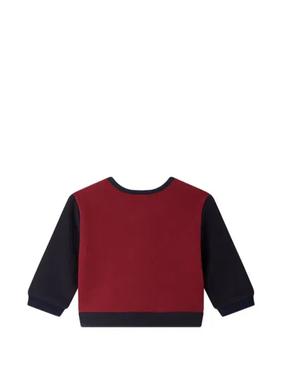 FOX-PATCH BUTTON-UP SWEATER
