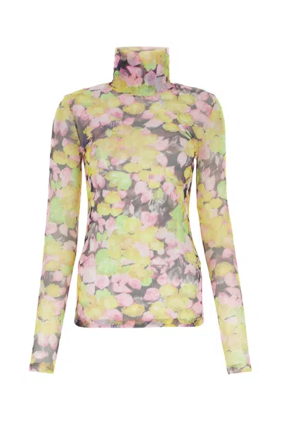 Dries Van Noten Logo Long-sleeved T-shirt In Floral