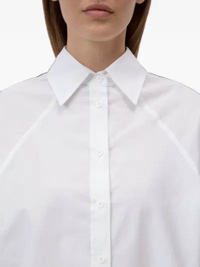 Closed Raglan Poplin Blouse In 화이트