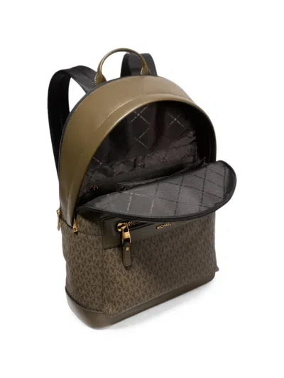 Michael Kors Jet Set Nylon Backpack In Brown