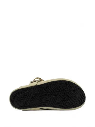 Buttero Buckle-strap Mules In Multi