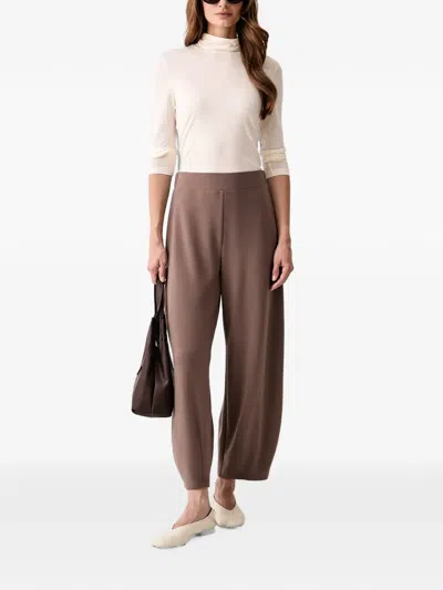 Joseph Ribkoff Baloon Pull-on Trousers In 브라운