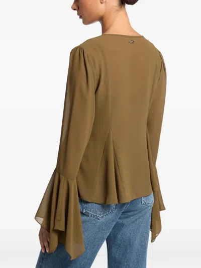 Michael Kors Georgette Blouse In 그린