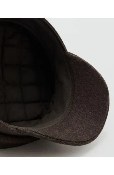 Mango Baker Boy Cap In Chocolate