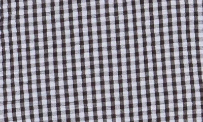 Reformation Everett Gingham Shorts In Black And White Check