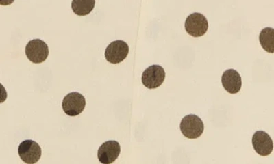 Reformation Maple Cream Dot Blouse In Sugar Dot
