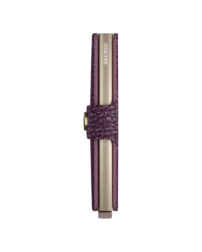 Secrid Miniwallet Pebble In Grape