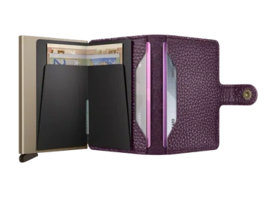 Secrid Miniwallet Pebble In Grape
