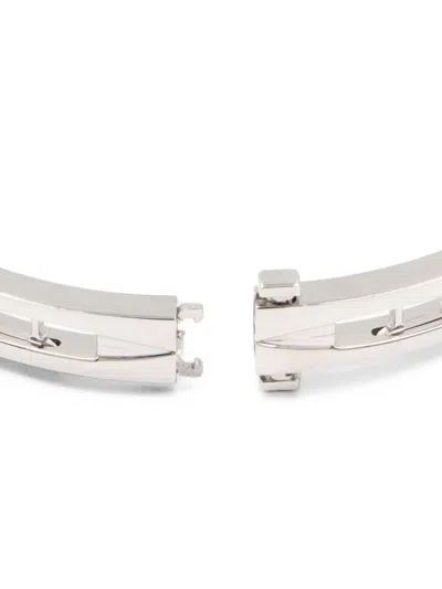 Pre-owned Bvlgari 2010s B-zero1 Bangle Bracelet In Silver