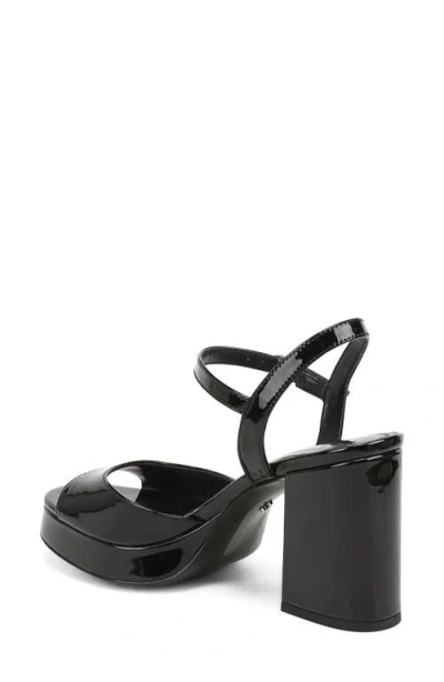 Sam Edelman Fleur Platform Sandal In Black Patent
