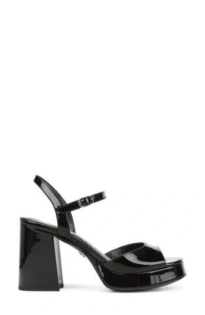 Sam Edelman Fleur Platform Sandal In Black Patent