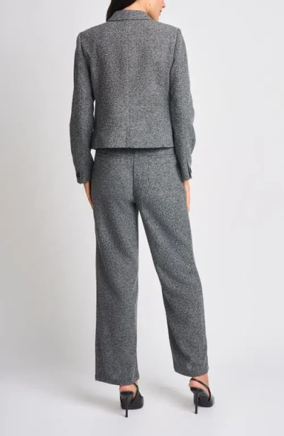 Halogenr Halogen(r) Cropped Tailored Jacket In Black Multi