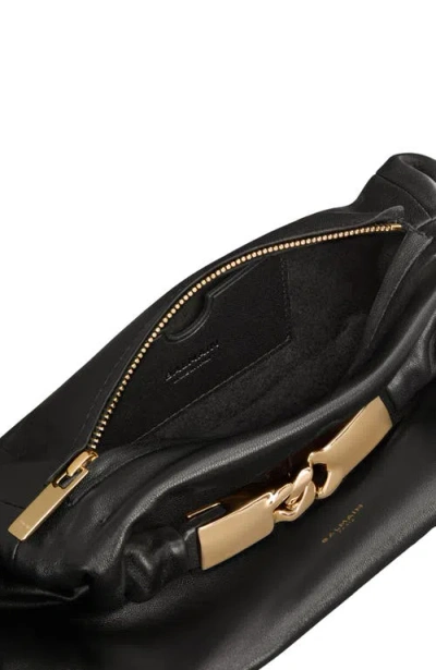 Balmain Dinner At 8 Small Smooth Leather Bag In Black