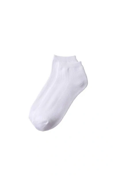 Lands' End 3-pack Soft Viscose Half Cushion Quarter Socks In Multi