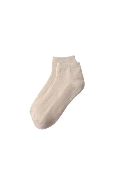 Lands' End 3-pack Soft Viscose Half Cushion Quarter Socks In Multi