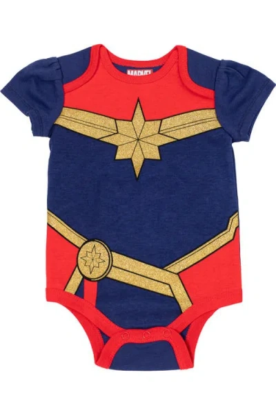 Marvel Avengers 3-pack Bodysuits And Headband Set In Multi