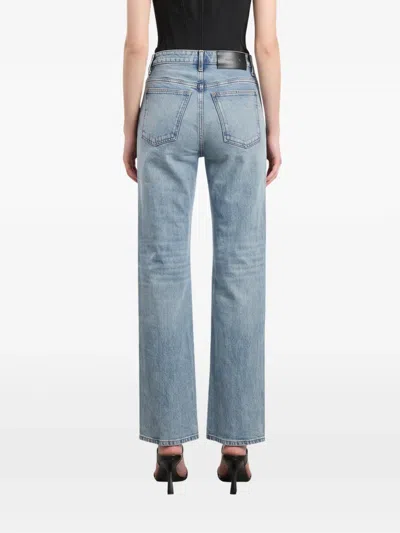 Khaite Danielle Ttretch Jeans In Blue