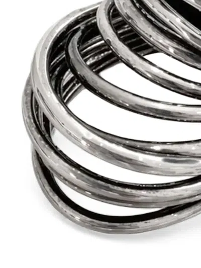 Panconesi Orbit Multi-band Ring In Silver